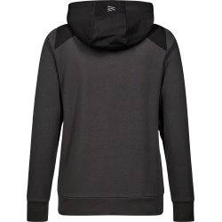 ENGEL Entire dame sweat cardigan med h�tte Antrazitgr�/Sort 8334-247