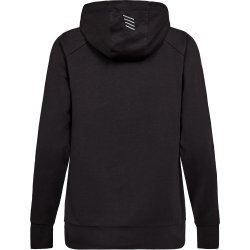 ENGEL Entire dame sweat cardigan med h�tte Sort 8334-247