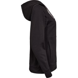 ENGEL Entire dame sweat cardigan med h�tte Sort 8334-247