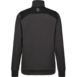 ENGEL Entire dame sweat cardigan med krave Antrazitgr�/Sort 8335-247