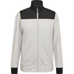 ENGEL Entire dame sweat cardigan med krave Bone White / Anthracite Grey 8335-247