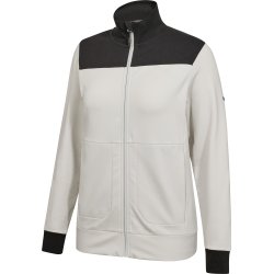 ENGEL Entire dame sweat cardigan med krave Bone White / Anthracite Grey 8335-247