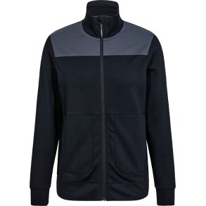 ENGEL Entire dame sweat cardigan med krave Deep Blue / Dark Sea 8335-247