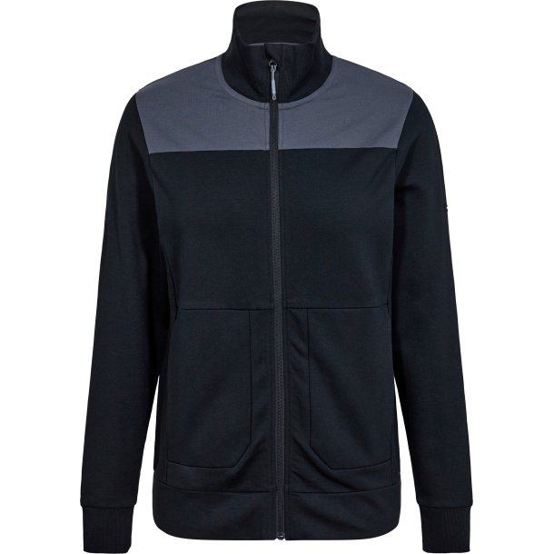 ENGEL Entire dame sweat cardigan med krave Deep Blue / Dark Sea 8335-247