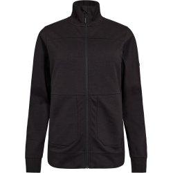 ENGEL Entire dame sweat cardigan med krave Sort 8335-247