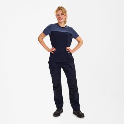 ENGEL Entire dame T-shirt Deep Blue / Dark Sea 9334-243