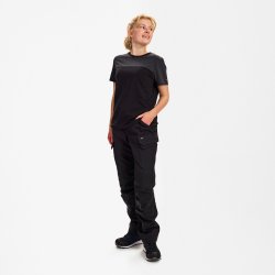 ENGEL Entire dame T-shirt Sort/Antrazitgr� 9334-243