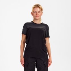 ENGEL Entire dame T-shirt Sort/Antrazitgr� 9334-243