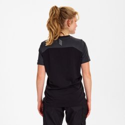 ENGEL Entire dame T-shirt Sort/Antrazitgr� 9334-243