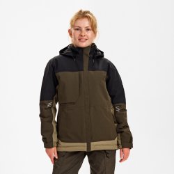 ENGEL Entire dame vinterjakke Forest Green/Sort 1435-176