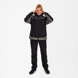 ENGEL Entire dame vinterjakke Sort/Antrazitgr 1435-176