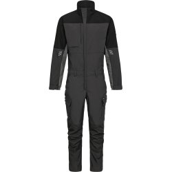 ENGEL Entire kedeldragt med strk Antrazitgr/Sort 4329-144