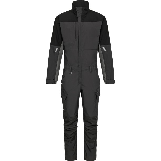 ENGEL Entire kedeldragt med strk Antrazitgr/Sort 4329-144