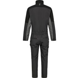 ENGEL Entire kedeldragt med strk Antrazitgr/Sort 4329-144