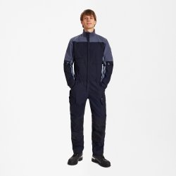 ENGEL Entire kedeldragt med 2-vejs strk Deep Blue / Dark Sea 4329-144