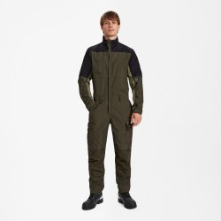 ENGEL Entire kedeldragt med strk Forest Green/Sort 4329-144