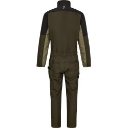 ENGEL Entire kedeldragt med strk Forest Green/Sort 4329-144