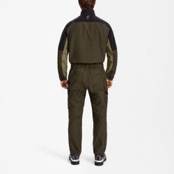 ENGEL Entire kedeldragt med strk Forest Green/Sort 4329-144