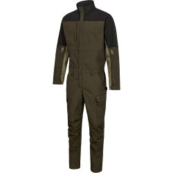 ENGEL Entire kedeldragt med strk Forest Green/Sort 4329-144