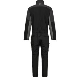 ENGEL Entire kedeldragt med strk Sort/Antrazitgr 4329-144