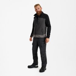 ENGEL Entire midlayer cardigan Antrazitgr�/Sort 8327-238