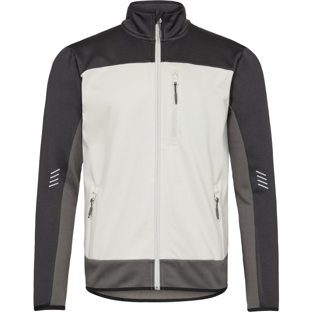 ENGEL Entire midlayer cardigan Bone White / Anthracite Grey 8327-238