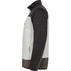 ENGEL Entire midlayer cardigan Bone White / Anthracite Grey 8327-238