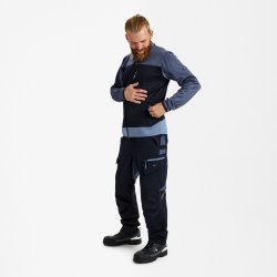 ENGEL Entire midlayer cardigan Deep Blue / Dark Sea 8327-238