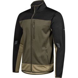 ENGEL Entire midlayer cardigan Forest Green/Sort 8327-238