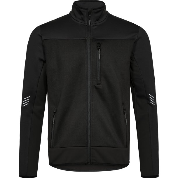 ENGEL Entire midlayer cardigan Sort 8327-238