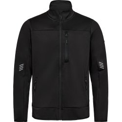ENGEL Entire midlayer cardigan Sort 8327-238