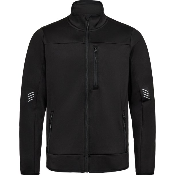 ENGEL Entire midlayer cardigan Sort 8327-238
