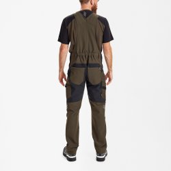 ENGEL Entire overall med 4-vejs strk Forest Green/Sort 3337-234