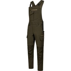 ENGEL Entire overall med 4-vejs strk Forest Green/Sort 3337-234