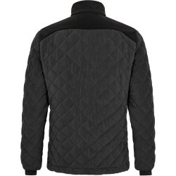 ENGEL Entire quiltet fleecejakke Antrazitgrå/Sort 1326-143