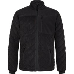 ENGEL Entire quiltet fleecejakke Sort 1326-143