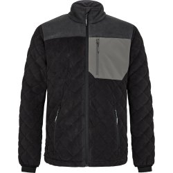 ENGEL Entire quiltet fleecejakke Sort/Antrazitgr 1326-143
