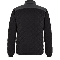 ENGEL Entire quiltet fleecejakke Sort/Antrazitgr 1326-143