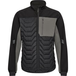 ENGEL Entire quiltet jakke Antrazitgrå/Sort 1328-142