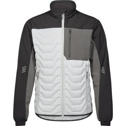 ENGEL Entire quiltet jakke Bone White / Anthracite Grey 1328-142