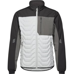 ENGEL Entire quiltet jakke Bone White / Anthracite Grey 1328-142