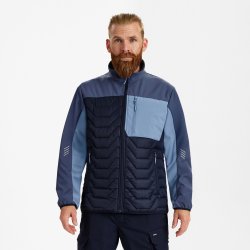 ENGEL Entire quiltet jakke Deep Blue / Dark Sea 1328-142