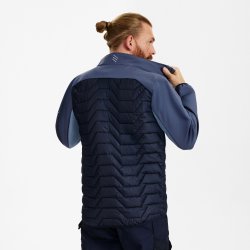 ENGEL Entire quiltet jakke Deep Blue / Dark Sea 1328-142