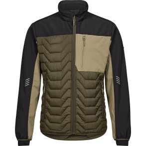 ENGEL Entire quiltet jakke Forest Green/Sort 1328-142