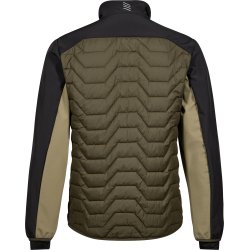 ENGEL Entire quiltet jakke Forest Green/Sort 1328-142