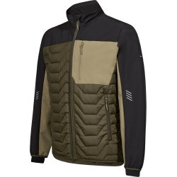 ENGEL Entire quiltet jakke Forest Green/Sort 1328-142