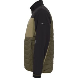 ENGEL Entire quiltet jakke Forest Green/Sort 1328-142