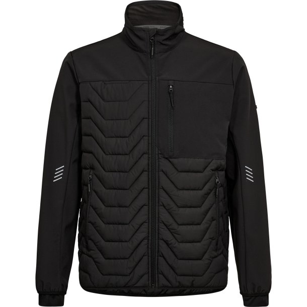 ENGEL Entire quiltet jakke Sort 1328-142