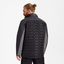 ENGEL Entire quiltet jakke Sort/Antrazitgrå 1328-142