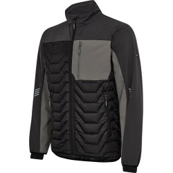 ENGEL Entire quiltet jakke Sort/Antrazitgrå 1328-142